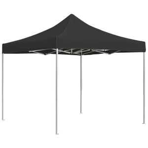 Partytent professioneel inklapbaar 2x2 m aluminium antraciet