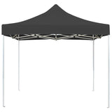 Partytent professioneel inklapbaar 2x2 m aluminium antraciet