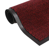 Droogloopmatten 2 st rechthoekig getuft 120x180 cm rood