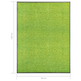 Deurmat wasbaar 90x120 cm groen