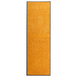 Deurmat wasbaar 60x180 cm oranje