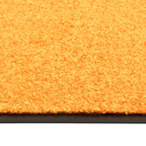 Deurmat wasbaar 60x180 cm oranje