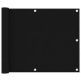 Balkonscherm 75x300 cm oxford stof zwart