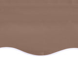 Vervangingsdoek voor luifel 3x2,5 m bruin