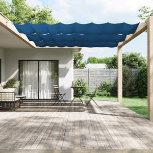 Luifel verticaal 140x420 cm oxford stof blauw