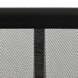 Vliegengordijn 10-delig 240x240 cm mesh zwart