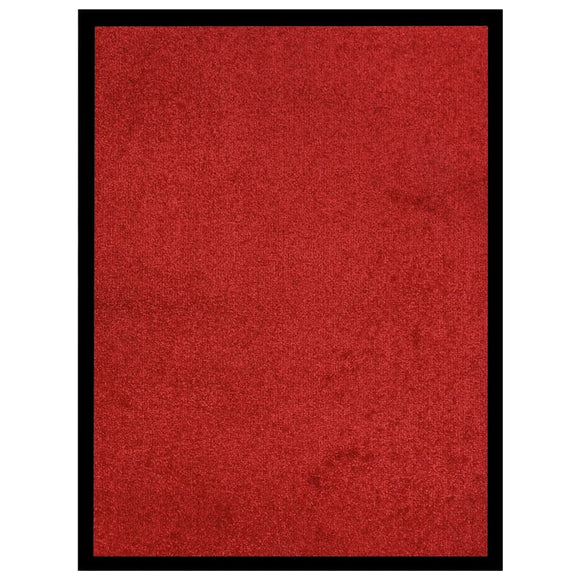 Deurmat 60x80 cm rood