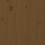 Plantenbak 78x40x81 cm massief grenenhout honingbruin