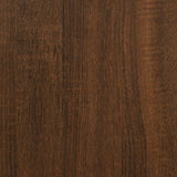 Bakkersrek 6-laags 90x40x180 cm bewerkt hout bruin eikenkleur