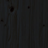 Plantenbak verhoogd hekontwerp 150x50x70 cm grenenhout zwart