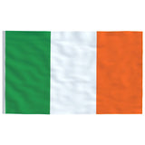 Vlag met vlaggenmast Ierland 5,55 m aluminium