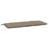 Tuinbankkussen 120x50x7 cm oxford stof taupe