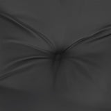 Tuinbankkussens 2 st 150x50x7 cm oxford stof zwart