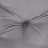 Tuinbankkussens 2 st 200x50x7 cm oxford stof grijs
