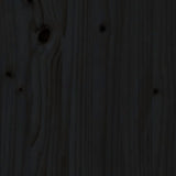 Plantenbak wandmontage 3-laags 60x18,5x110 cm grenenhout zwart