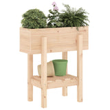 Plantenbak 62x30x69 cm massief grenenhout