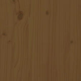 Plantenbak 82,5x82,5x78 cm massief grenenhout honingbruin
