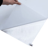 Raamfolies 5 st statisch mat PVC transparantwit