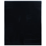 Raamfolies 3 st statisch mat PVC zwart