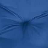 Stoelkussens 2 st hoge rug oxford stof koningsblauw
