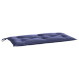 Tuinbankkussens 2 st 100x50x7 cm oxford stof marineblauw