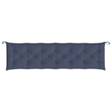 Tuinbankkussens 2 st 200x50x7 cm oxford stof marineblauw