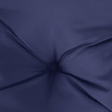 Tuinbankkussens 2 st 200x50x7 cm oxford stof marineblauw