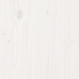 Oppottafel met schap 108x35x75 cm massief grenenhout wit