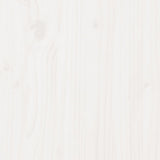 Oppottafel met schappen 108x50x109,5 cm massief grenenhout wit
