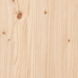 Oppottafel met schappen 82,5x45x86,5 cm massief grenenhout