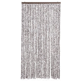 Vliegengordijn 100x200 cm chenille bruin en beige