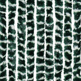 Vliegengordijn 56x200 cm chenille groen en wit